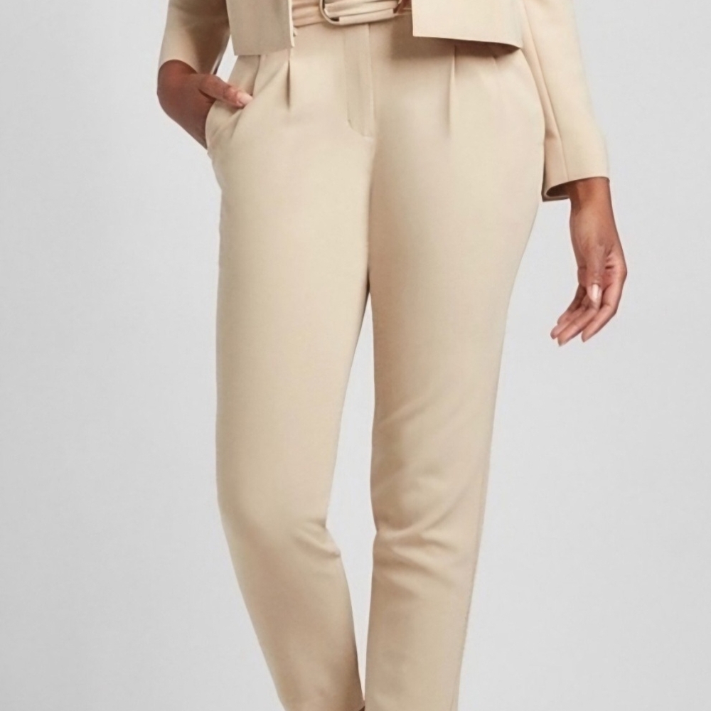 Express Tan Ankle Pants